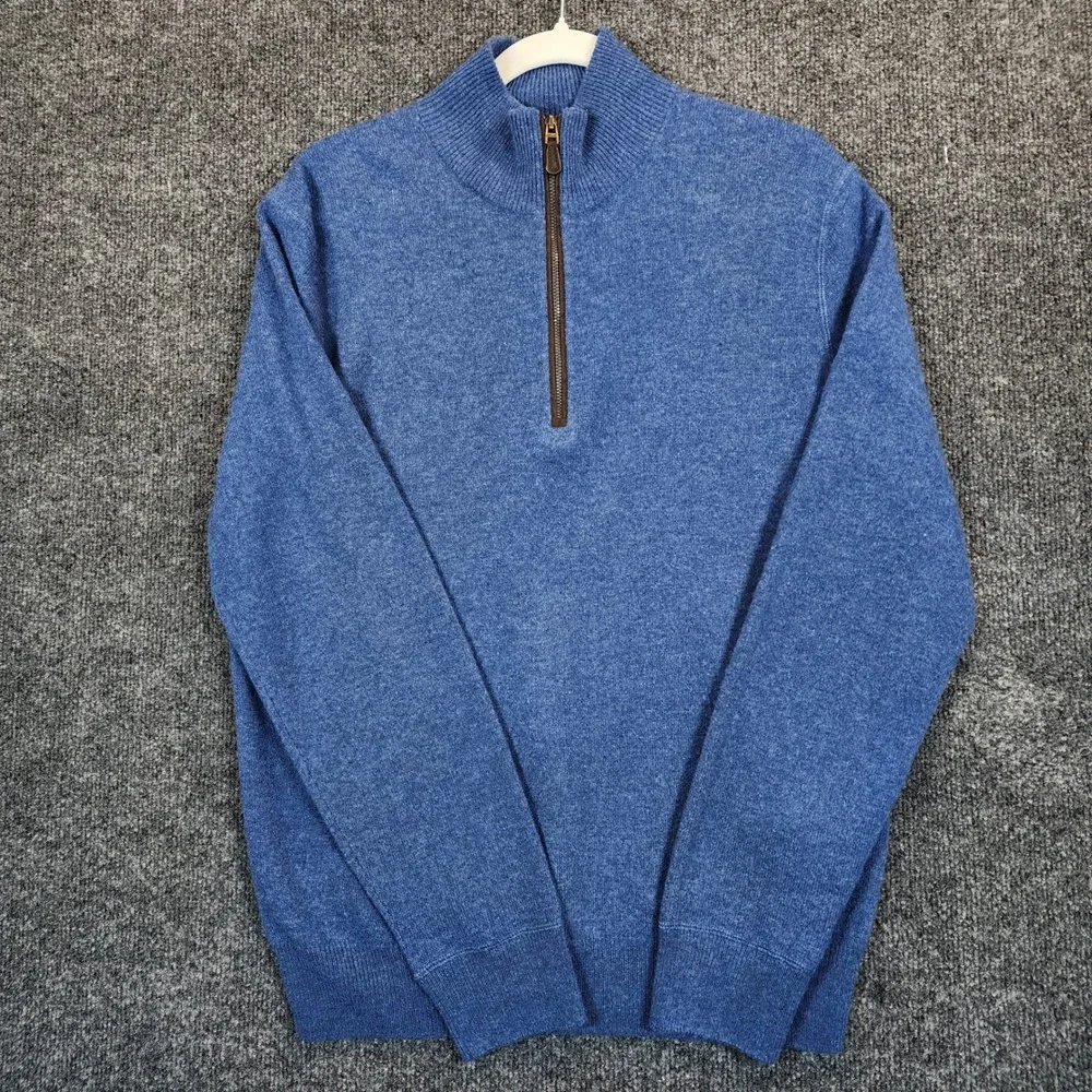 RLX‎ Ralph Lauren Men Cashmere Quarter Zip Golf Quiet Luxury Sweater M NWT